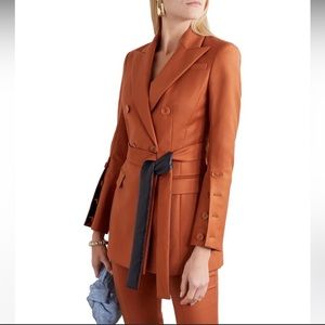 Altuzarra Belted Blazer in Nutmeg